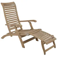 Brafab Karlo Liegestuhl Teak natur, klappbar - Natur
