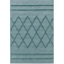 benuta Nest Outdoorteppich, Türkis, Textil, Rechteckig, 160x230 cm Oeko-Tex® Standard 100, wasserabweisend, Teppiche & Böden, Teppiche, Outdoorteppiche