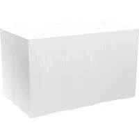Evolin Tisch-Skirting, 72 cm x 4 m, creme - Elegante Tischdeko | 1 Rolle