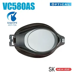 Tusa View - Swipe Lens für optische Schwimmbrille - Farbe: Schwarz,...