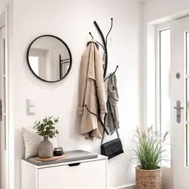 DanDiBo Ambiente Garderobenhaken Flora Schwarz