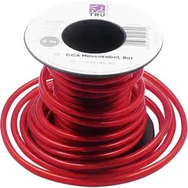 TRU Components 1568965 Massekabel 1 x 2.50mm2 Rot 5m