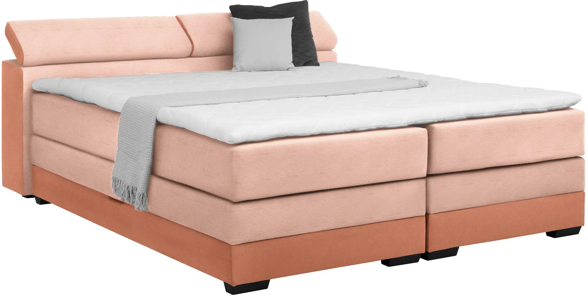 Boxspringbett Sevilla Koralle ca. 160x200cm