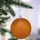 Relaxdays Weihnachtskugeln 110er Set, Kunststoff, Weihnachtsbaumdeko mit Kugeln & Lametta, Christbaumschmuck, orange