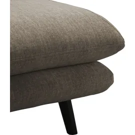 Home Affaire Loveseat HOME AFFAIRE "Lazio", braun, B:111cm H:101cm T:167cm, 100% Polyester, Sessel, moderner Sessel mit einer bequemen Polsterung, 2 Stk. Zierkissen