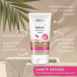 Dr. Theiss Naturwaren Hyaluron Sanfte Bräune Express Körper Creme