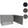 MCW Mülltonnenbox Erweiterung J28 Grau 115x76x100cm