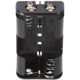 goobay Batteriehalter für 2x Mignon mit Lötanschluß