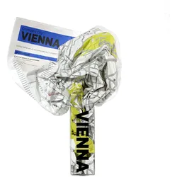 Crumpled City Wiedeń Landkarte
