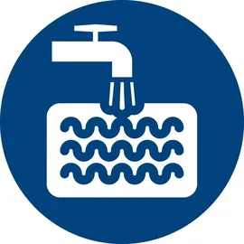 Philips Mikrofaserpads für SpeedPro Max Aqua, XV1700/01, 4 Stück, Blau
