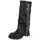 Ital-Design Plateaustiefel Damen Schwarz 37