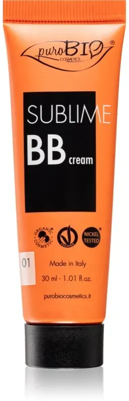 puroBIO Cosmetics Sublime feuchtigkeitsspendende BB Creme Farbton 01 30 ml