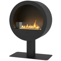 SOLOLED Incircle Stand-Bioethanol-Kamin - Runder Design-Boden-Biokamin d.70cm