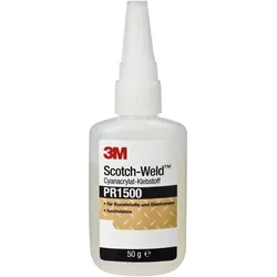 3M Scotch-Weld Cyanacrylat-Klebstoff PR 1500, Klar, 50 g