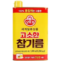 Ottogi Sesamöl 1L Koreanisches Sesamöl Sesame Oil Korean Sesam Öl geröstet