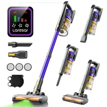 Laresar X11 550 W, 55 kPa, Saugleistung, Hand-Smart-Home-Staubbecher, 60 Minuten Laufzeit, 3-teiliges Hepa-Filtes-Set