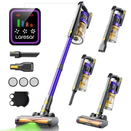 Laresar X11 550 W, 55 kPa, Saugleistung, Hand-Smart-Home-Staubbecher, 60 Minuten Laufzeit, 3-teiliges Hepa-Filtes-Set