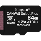 Kingston Canvas Select Plus microSD UHS-I A1 V10 + SD-Adapter 64 GB 2er Pack