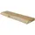 holz4home® holz4home Schwebendes Wandregal aus Eiche 70cm mit Baumkante Hellgrau