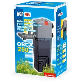 happet ORCA Kompakt Innenfilter inkl. Aktivkohle box Filter BIO Aquariumfilter Aquafilter (Happet Orca 250)
