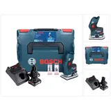 Bosch GKF 12V-8 Professional Akku Kantenfräse 12V + 2x Akku 6,0 Ah + Ladegerät + L-Boxx