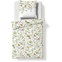 fleuresse Bettwäsche Bed Art S 135 x 200 cm Satin Bunt