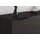 LeGer Home by Lena Gercke Kommode SERINA 120 x 100 x 42 cm Schwarz / Schwarz Mattglas