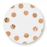 Pip Studio Dot Delight Frühstücksteller 23 cm Weiß/Gold
