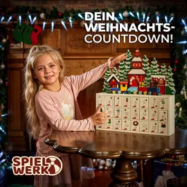 DEUBA Adventskalender zum Befüllen Winterlandschaft 24 Türchen