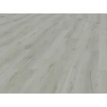 BASICfloor Vinylboden Eiche rustikal Weißgrau Landhausdiele grau