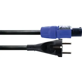 Cordial CFCA 5 S Strom Anschlusskabel [1x Schutzkontakt-Stecker - 1x PowerCon-Stecker] 5.00m
