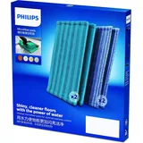 Philips Mikrofaserpads für SpeedPro Max Aqua, XV1700/01, 4 Stück, Blau