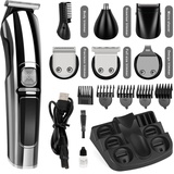 Profi Haarschneidemaschine Haarschneider Bart Trimmer Rasierer Hair Clipper LCD