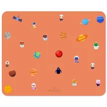 tinyloaders Platzdeckchen, Platzmatte, Tischset, Unterlage 43 cm x 34 cm, Astronaut | Gr.: onesize