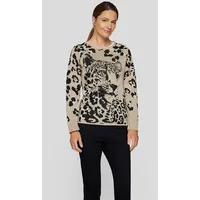 Rabe Pullover, Gemustert in beige für Damen, - 42,
