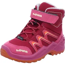Lowa Maddox Warm GTX Mid Kinder Beere/Orange 38
