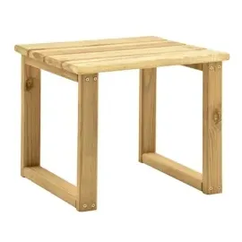 vidaXL Garten-Sonnenliege mit Tisch Kiefernholz Imprägniert