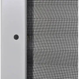 vidaXL Insektenschutz-Plissee für Fenster 120 x 120 cm Grau/Schwarz