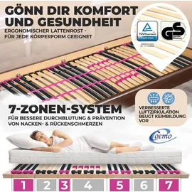 Coemo PINK DREAM verstellbar 80 x 200 cm