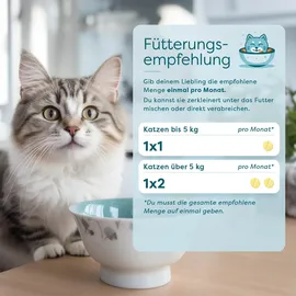 dr. sam wufit Cat S Wurmkur Tabletten für Katzen 1 Monat