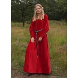 Battle Merchant Ritter-Kostüm Spätmittelalter-Kleid Isabell Samt Cotehardie Rot Größe S rot S | S