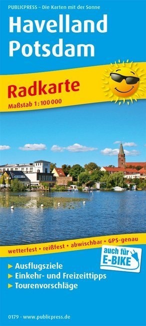 Publicpress Radkarte Havelland - Potsdam  Karte (im Sinne von Landkarte)