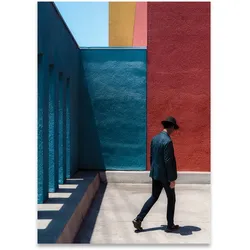 Paper Collective - Primary Spaces Poster, 30 x 40 cm
