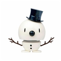 Hoptimist - Medium Snowman, weiß / blau
