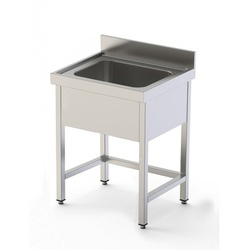 Cofrise Steel Edelstahl-Industriespüle 1 Becken 700x600x850mm.