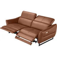 Egoitaliano 2,5-Sitzer »Dafne, elegantes Designsofa mit hohem Sitzkomfort«, mit elektrischer Relaxfunktion, Kopfteile manuell verstellbar rot