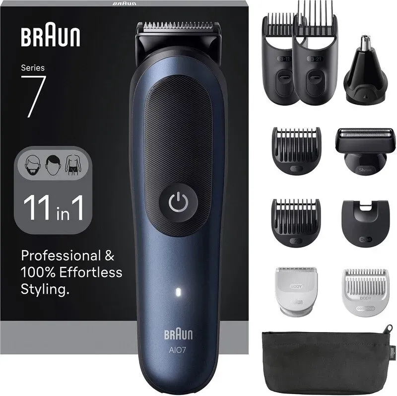 Braun MG Styler MGK7540 Multifunktions-Trimmer - 1 Stück - 9-in-1 Komplett-Grundierungsset - ProBlade-Technologie