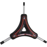 Unior Schlüssel für Innensechkantschrauben rot 4, 5 und 6mm 1781/2HX-US