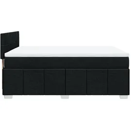 vidaXL Boxspringbett 140 x 200 cm Schwarz