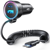 COFI 1453 Joyroom Auto-Ladegerät 3 in 1 mit USB-Typ-C-Kabel